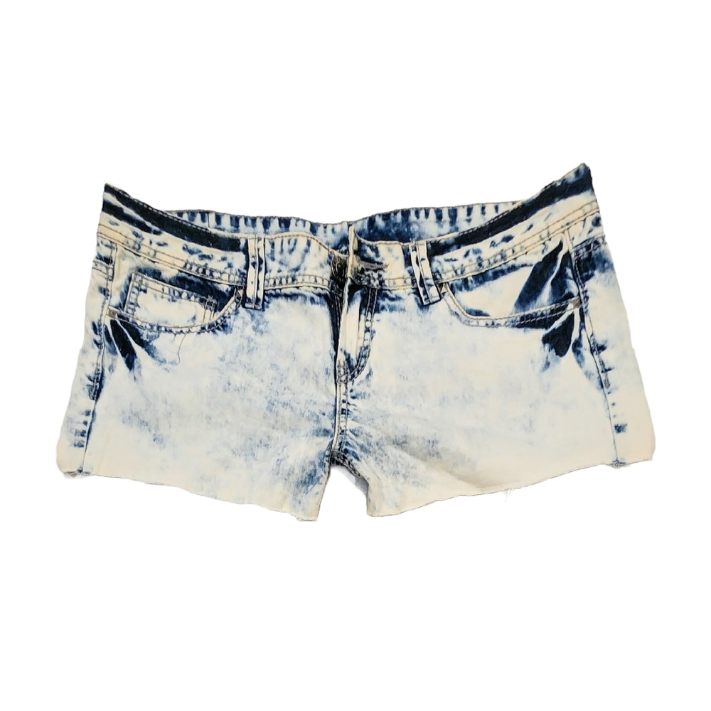 David Bitton Buffalo Stone Wash Denim Jean Shorts Frayed Size 32
